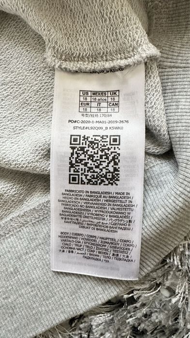 Guess nowa bluza 170cm piękna z kapturem, oryginalna