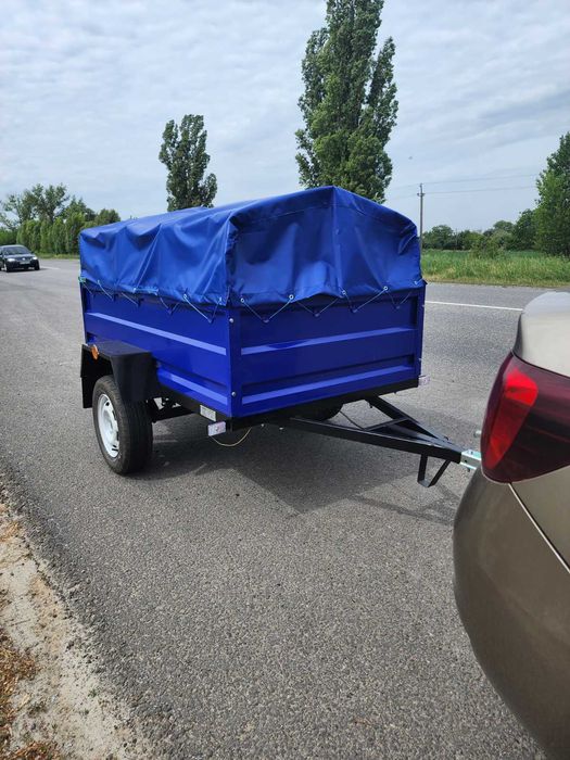 Прицеп ДНЕПР с Завода.Дышло треугольное.Тент Евро Фура в Подарок