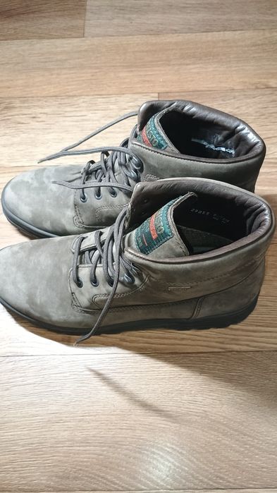 Mephisto Slinker чоловічі черевики 42.5 розмір сірі шкіряні
