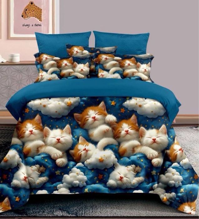 Детское постельное белье 5D мультяшные принты Постіль дитяча