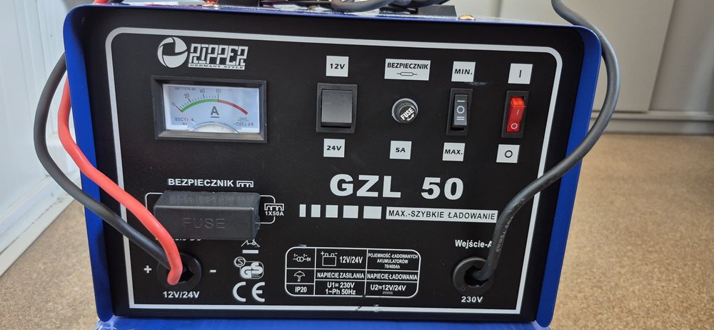 Prostownik Ripper GZL-50  12-24V  70-400Ah