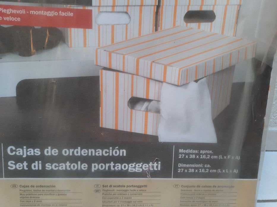 Caixas de decoração e arrumação