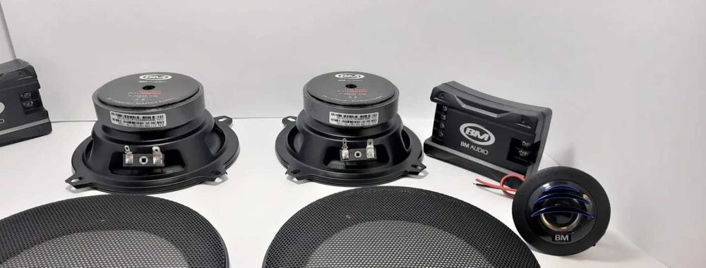 Компонентні динаміки 13см boschmann 200вт акустика пищалки автозвук