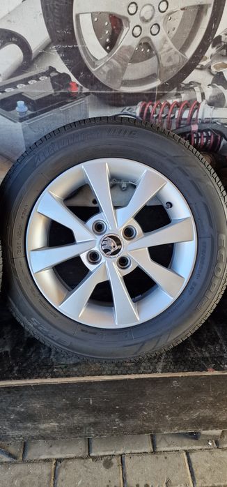 Alufelgi+Opony letnie SKODA CITIGO R14 4x100 et35 1ST
