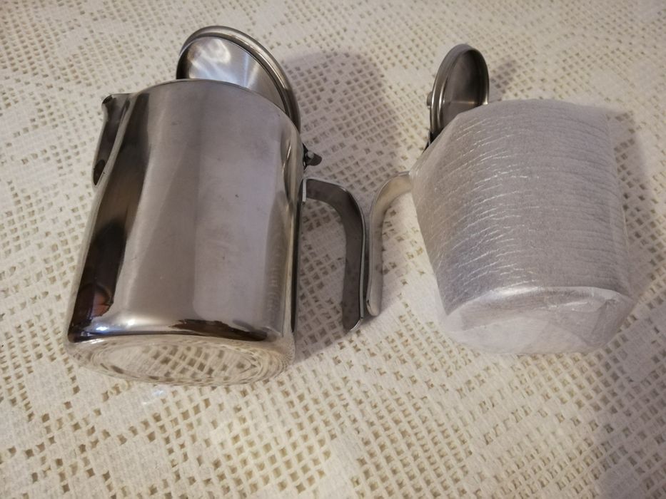 Chaleiras/Cafeteiras inox para cha leite etc NOVAS