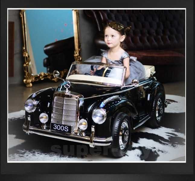 BAWIBUS.PL Auto samochód na akumulator Mercedes Benz 300S Retro autko
