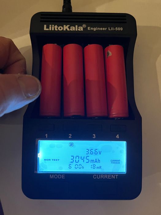 акумулятори Sanyo. l126 ur 18650 ga