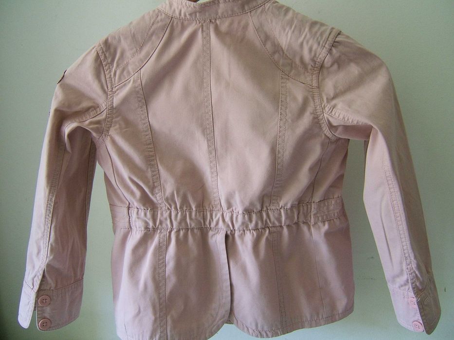 Casaco de Ganga Rosa H/M 6/7 anos  Novo