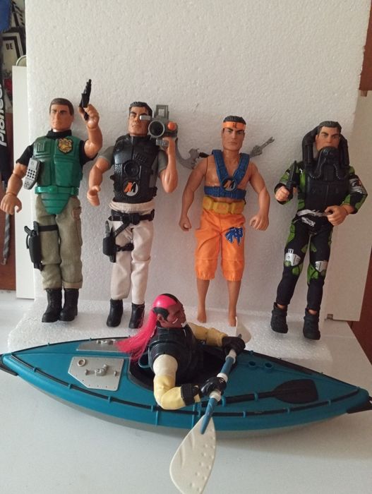 Bonecos Action Man articulados antigos