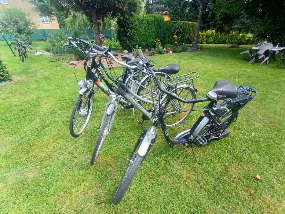 Rowery elektryczne i spalinowe