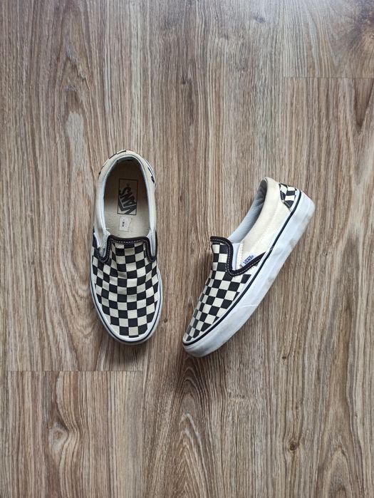 Buty Vans Slip On Checkerboard Black White 38 streetwear klasyczne