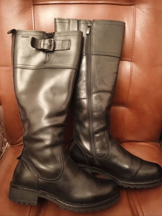 37 Экко ECCO оригинал женские кожаные сапоги