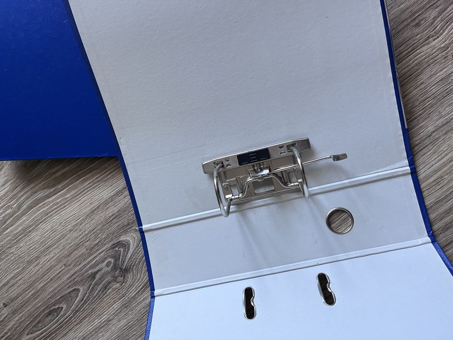 Segregator na dokumenty office niebieski