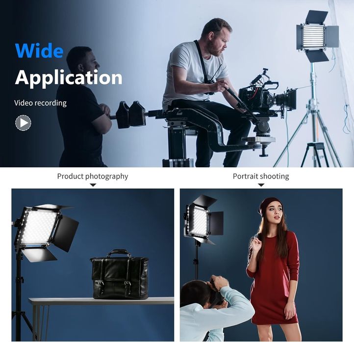Profesjonalne drzwi do Lampy wideo LED Neewer 480