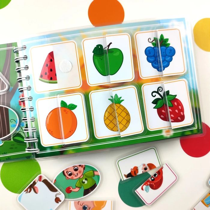 Łatki-polówki dla najmłodszych książeczka na rzepy