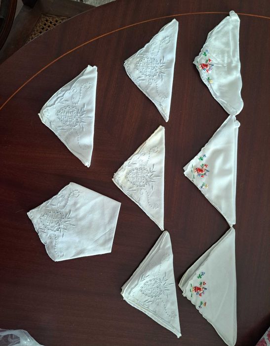 Lenços Madeira/12 Gardanapos/Jarra de Alumínio