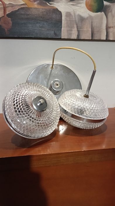 Żyrandol kaskadowy polam ufo prl