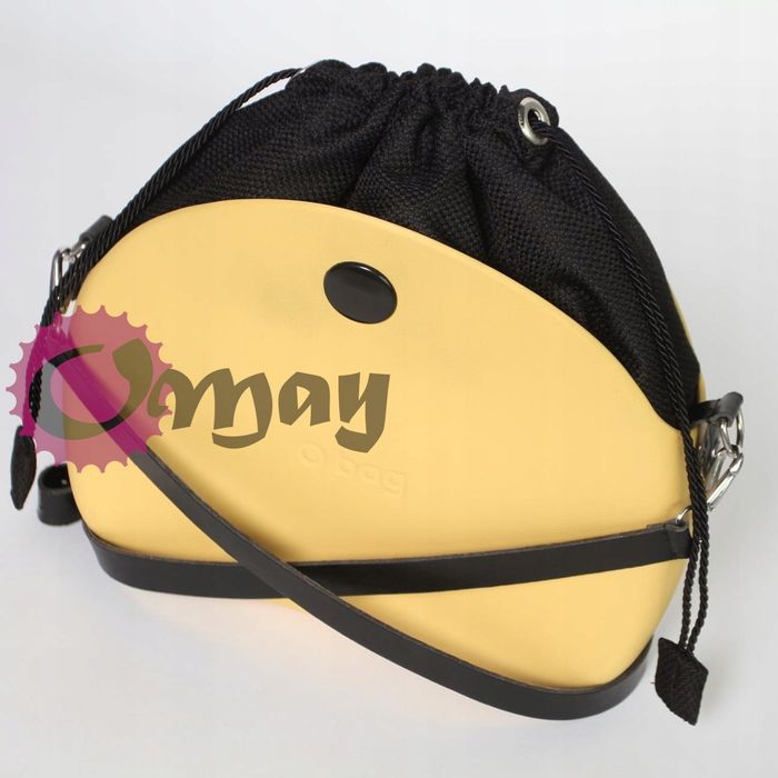 organizer OBAG MOON LIGHT czarny struktura elegancka 2 kieszenie OMAY