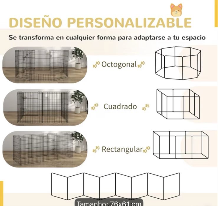 Jaula gaiola parque para animais - nao negociavel