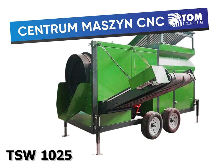 Mobilny Przesiewacz Bębnowy - TSW 1025 - Agregat Diesel