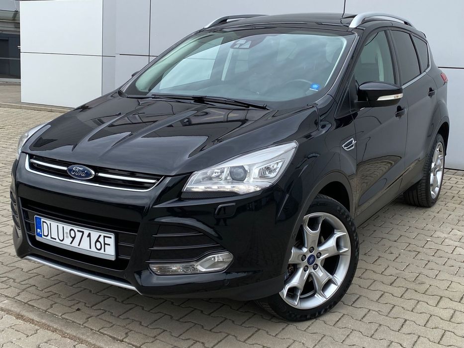 Ford Kuga Model 2016 Panorama Ksenon NAVIGACJA 6 Biegów Serwis 2.0TDCI 180KM 4x4