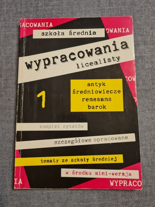 Wypracowania Licealisty 1 antyk średniowiecze