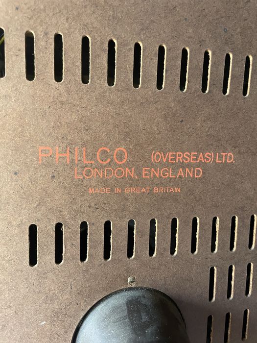 TV antiga Philco - televisão vintage e rara