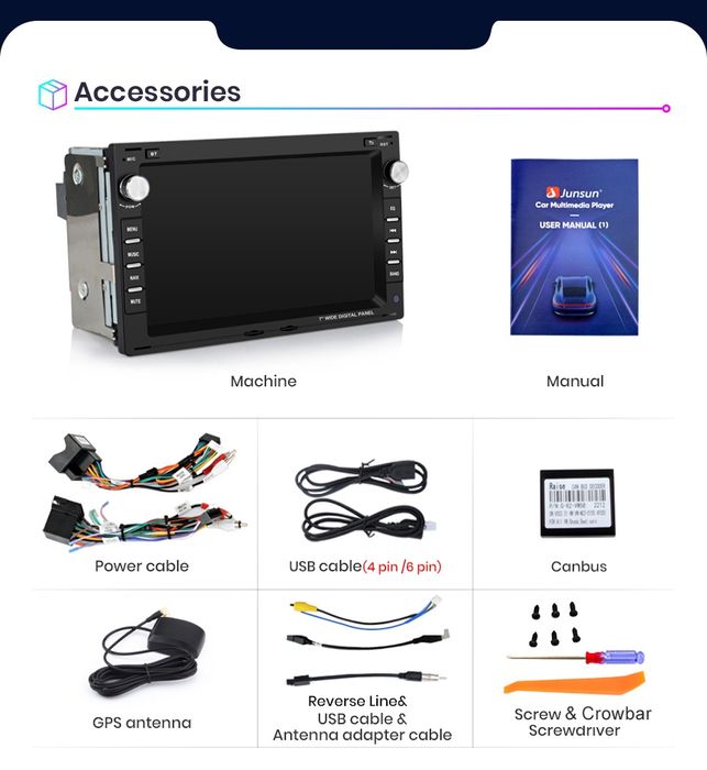 Rádio Android Volkswagen Golf 4 Passat B5 Seat 8-core 4G Carplay 4/64G