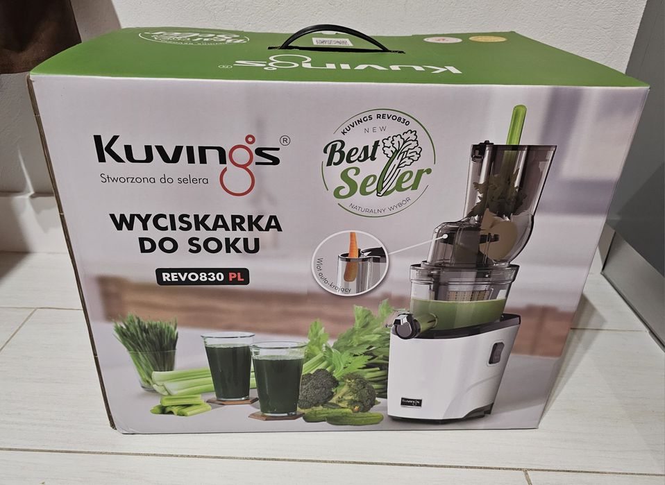 KUVINGS REVO830 WYCISKARKA wolnoobrotowa do soków -  jak nowa