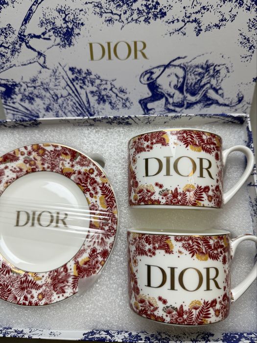 Чайний набір Dior чашка Dior чайний сервіз Діор диор