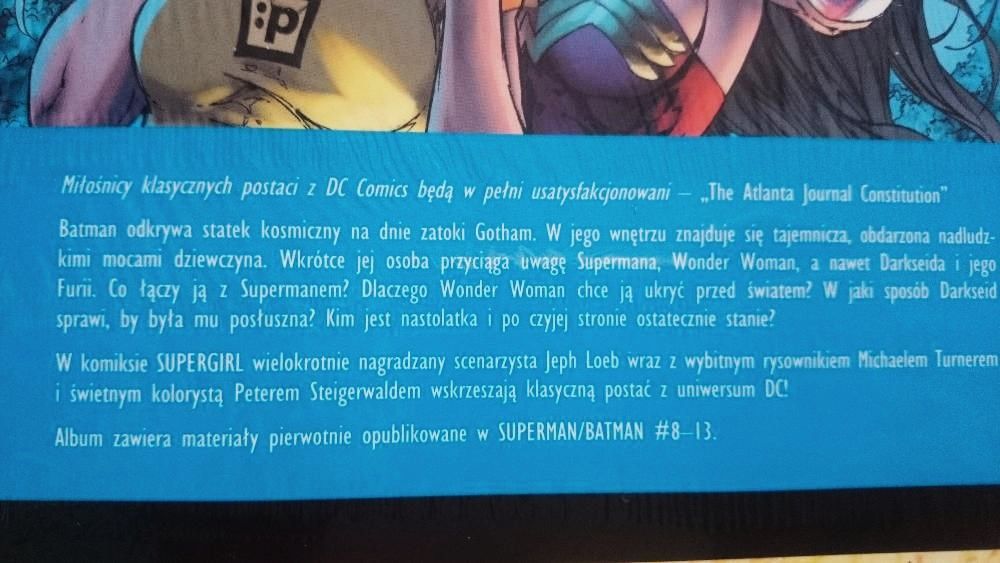 Komiks pt. Superman / Batman Supergirl tom 2