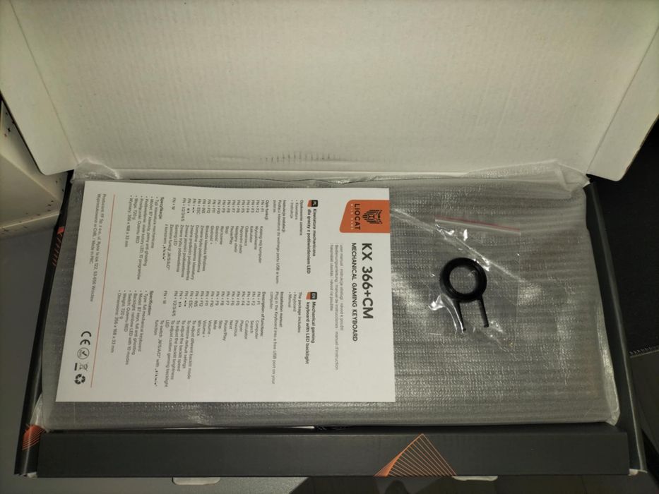 Klawiatura mechaniczna RGB outemu RED