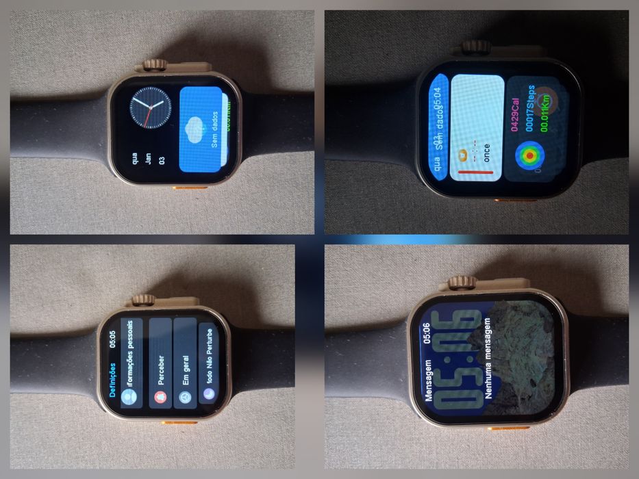 Conjunto de smartwatch + óculos com coluna