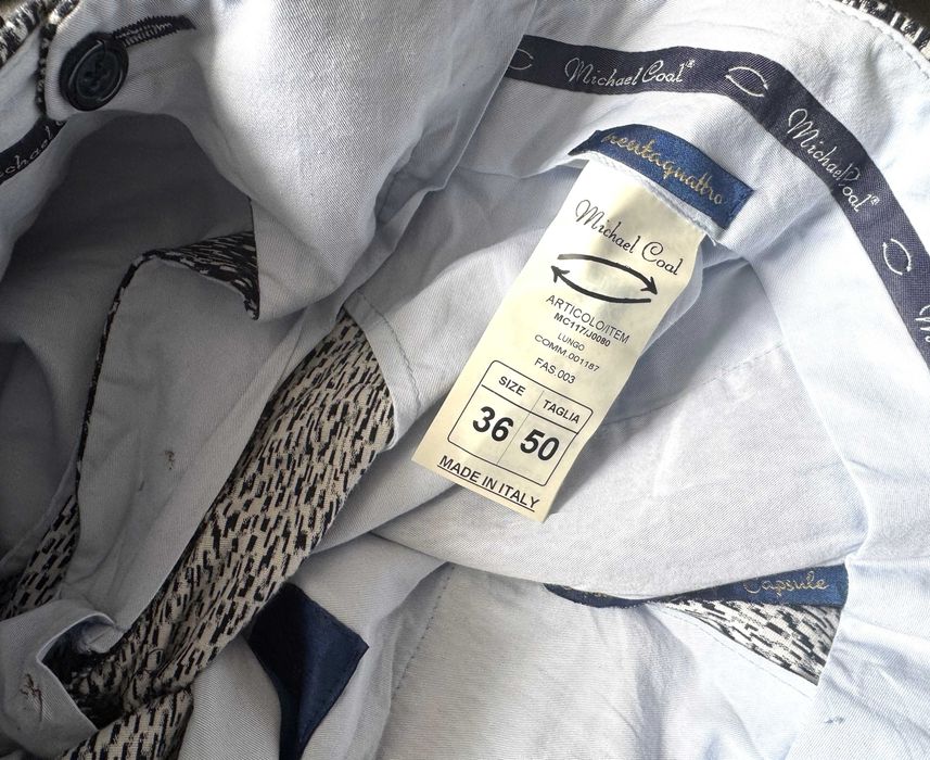MICHAEL COAL NAPOLI W36 L31 PAS 94 spodnie męskie chino stretch