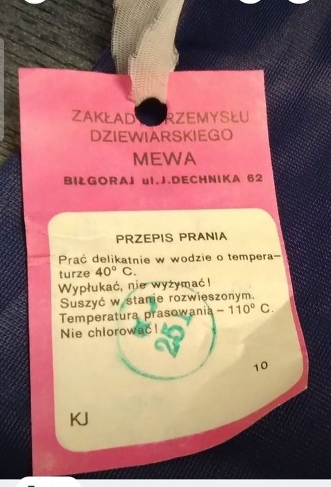 Fartuszek szkolny PRL - Nowy z metką HIT