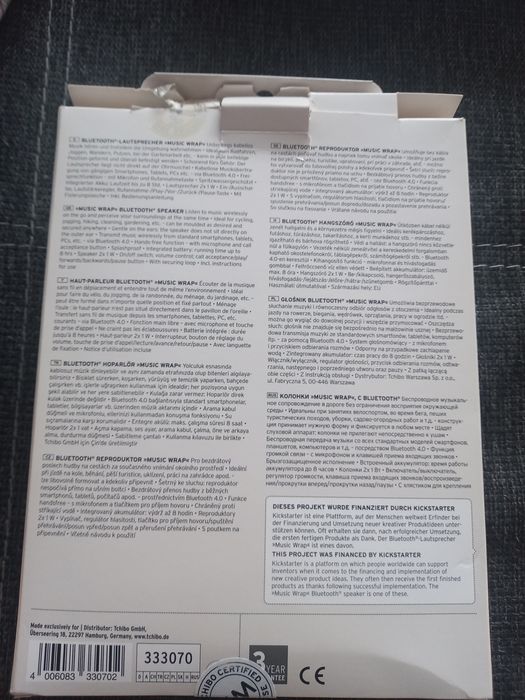 Głośnik bluetooth music wrap