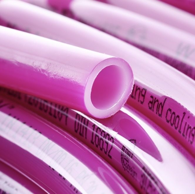 Труба теплого пола KOER PEX-b EVOH 16x2,0мм (Чехия) (Pink)