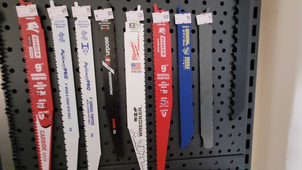 Найбільший вибір полотен, для будь-яких сабельних пил, в Україні