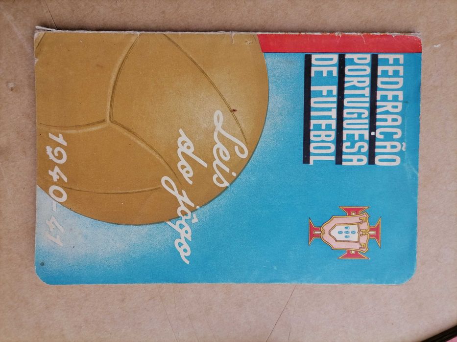 Raridade Federação Portuguesa FUTEBOL 1940/41 As Leis do Jogo