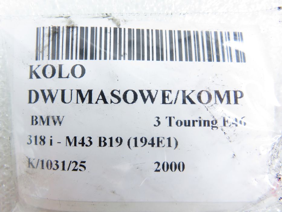 Koło Dwumasowe Bmw E46 318 I