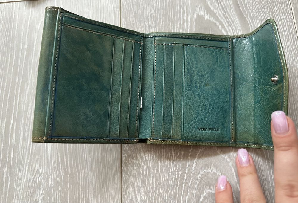 Zestaw portfeli organizer notatnik skorzane skora Wittchen elegancki