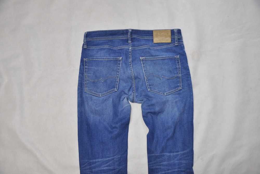 JACK & JONES L 90cm 34/34  męskie spodnie jeansowe slim stretch s4v