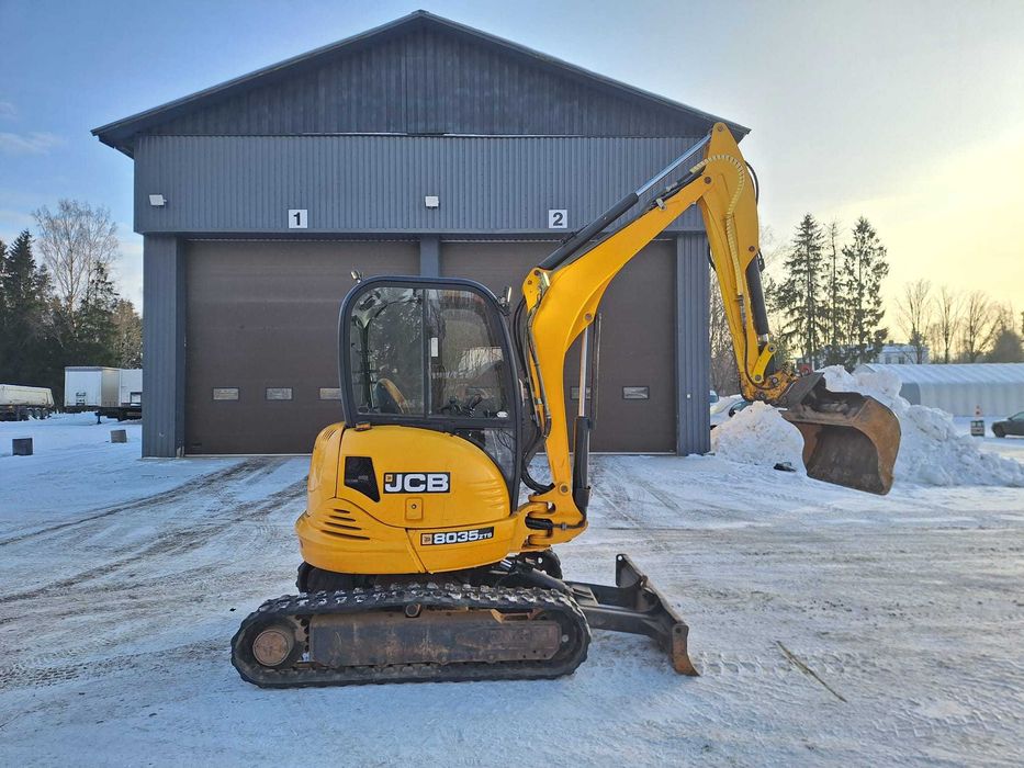 Minikoparka Jcb 8035 Zts stan bdb yoistick 2 łyżki nie Kubota