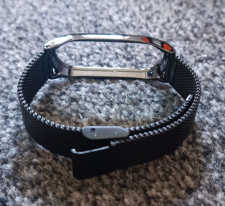 Pasek TECH-PROTECT MilaneseBand do Xiaomi Mi Band 5/6/6 NFC czarny