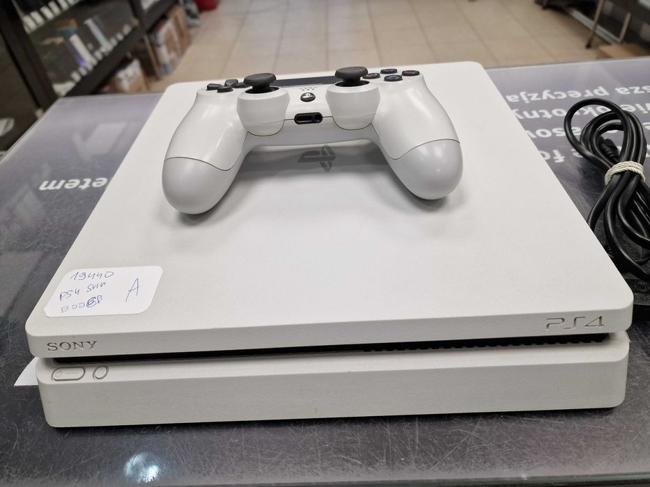 Konsola PS4 Slim PlayStation 4 Slim 500GB/ Biała/ Grade A/ 2016A/ Gwar