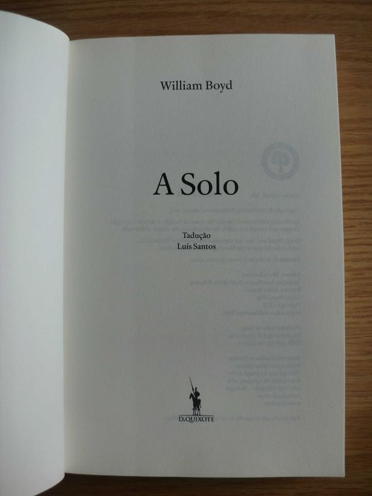 A Solo - James Bond
de William Boyd