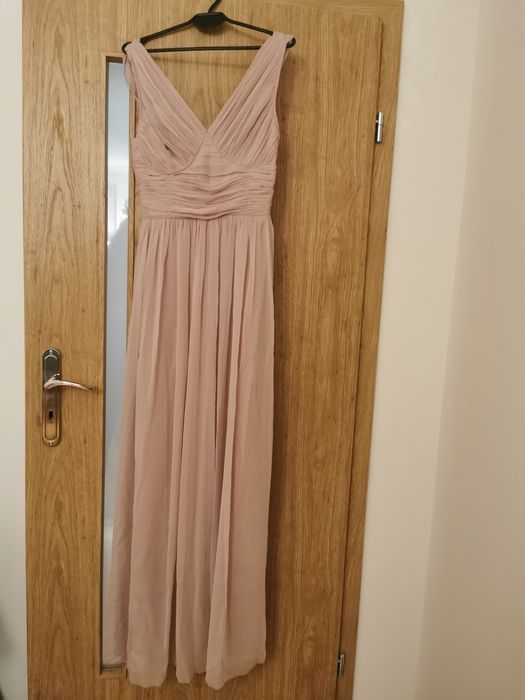 Sukienka wieczorowa Next Lipsy r. 36 maxi, pink