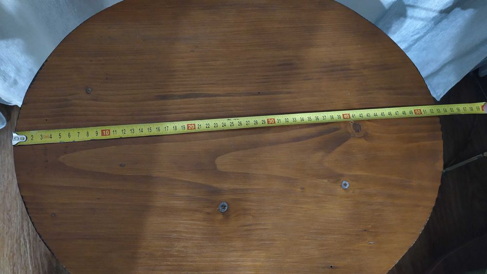 Стіл журнальний ручна робота натуральне дерево і ковані елементи