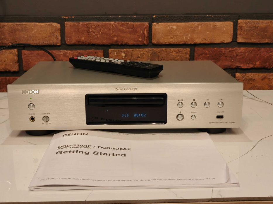 DENON DCD-720AE ! Znakomity odtwarzacz CD ! Pilot Instrukcja