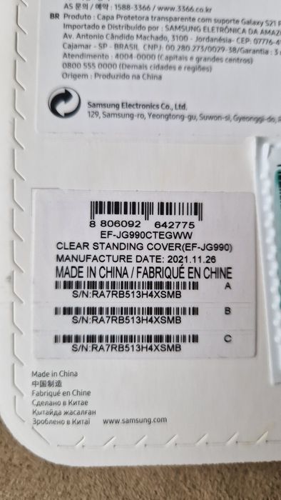 Etui Samsung Premium Clear do S21 FE